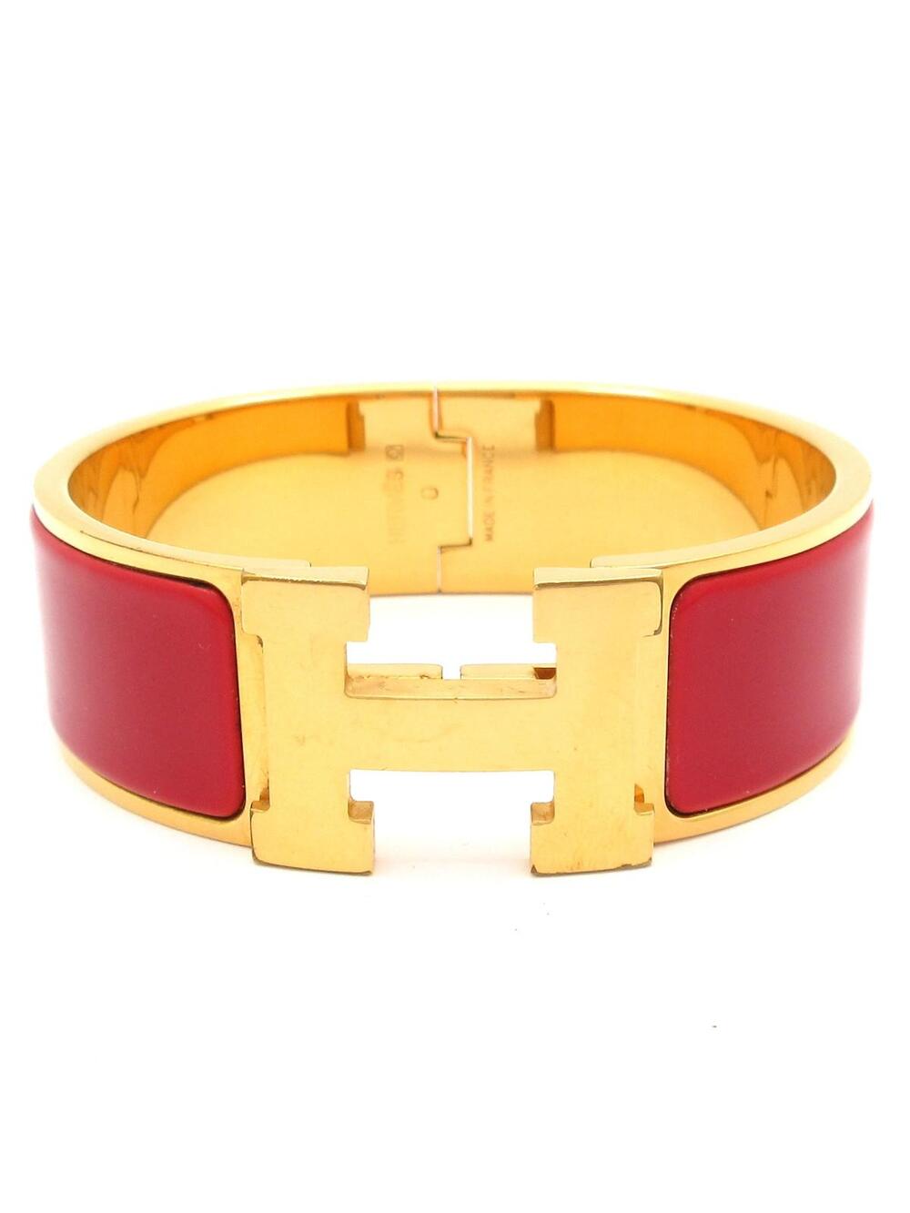 Hermes Clic Clac H Gold Red Hardware #367192H71B